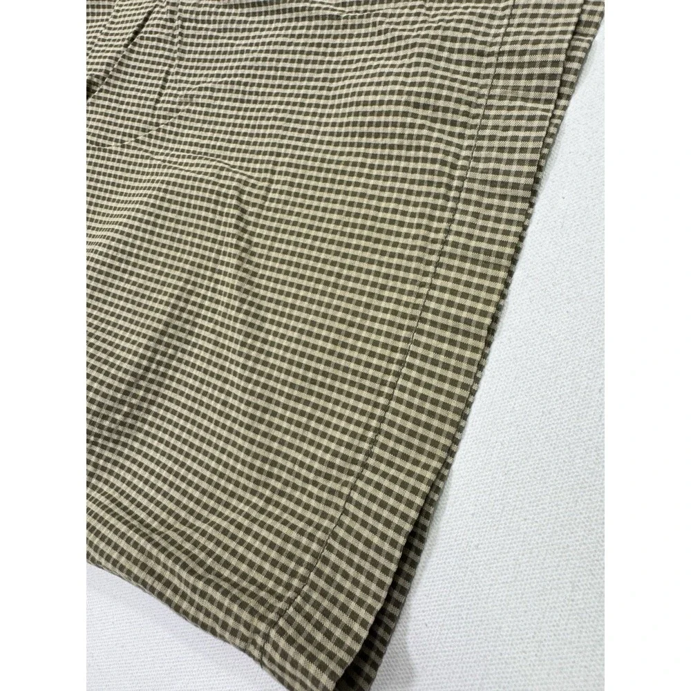 Brooks Brothers Men's 40x8 Brown Plaid Bermuda Shorts Summer Casual VTG